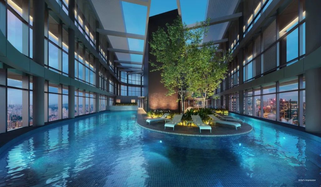 newport residences sky pool